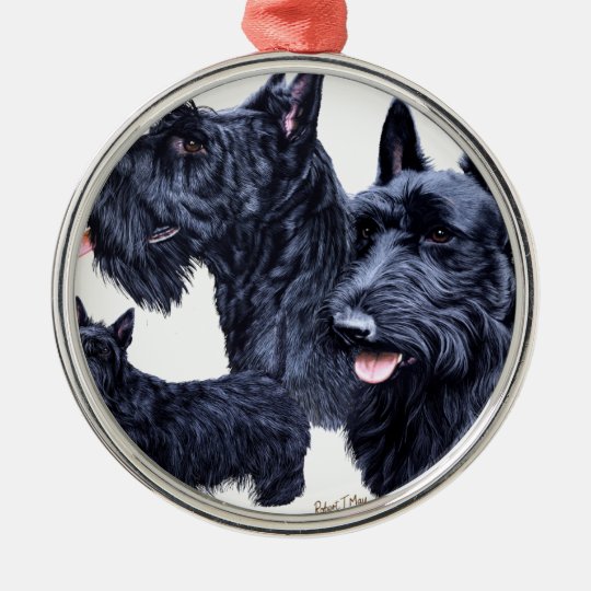 Scottish Terrier Christmas Ornament Zazzle.co.uk