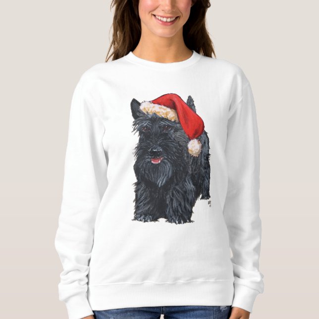 Scottish Terrier Christmas Sweatshirt (Front)