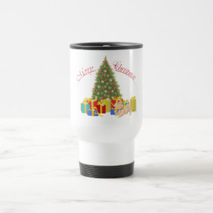 Scottish Terrier Christmas Travel Mug