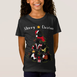 Scottish Terrier Christmas Tree Xmas Dog Lover T-Shirt