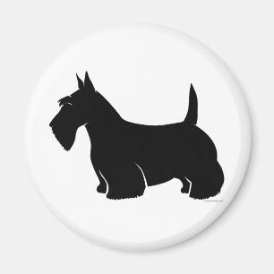 Scottish Terrier Classic Silhouette Magnet