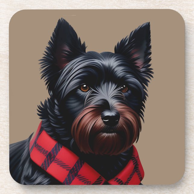 Scottish Terrier Coaster (Front)