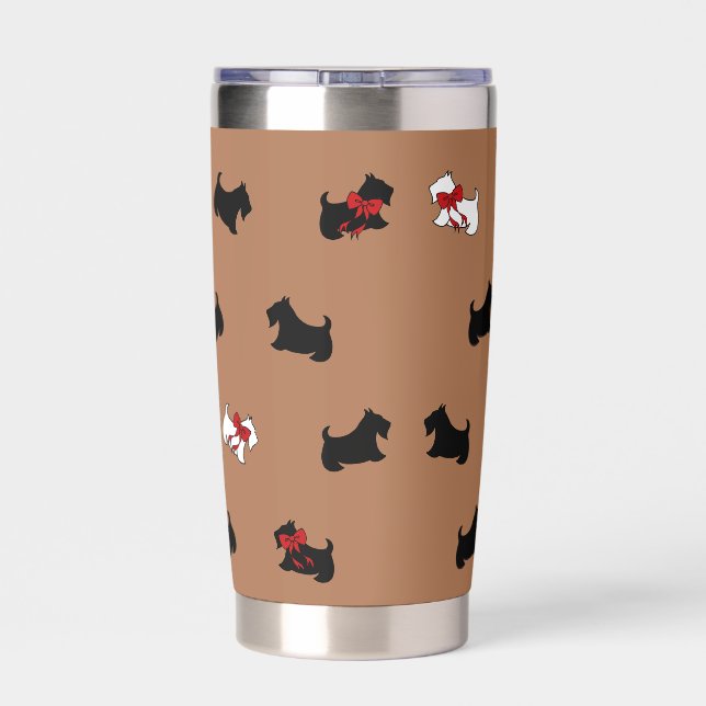 Scottish Terrier Coffee Tumbler  (Back)