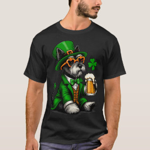 Scottish Terrier Costume Saint Paddys Day For Love T-Shirt