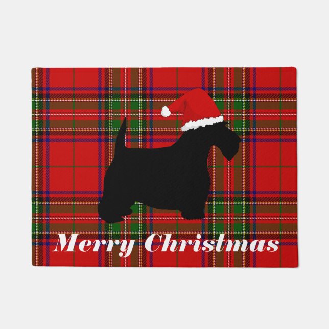 Scottish Terrier Customisable Doormat (Front)