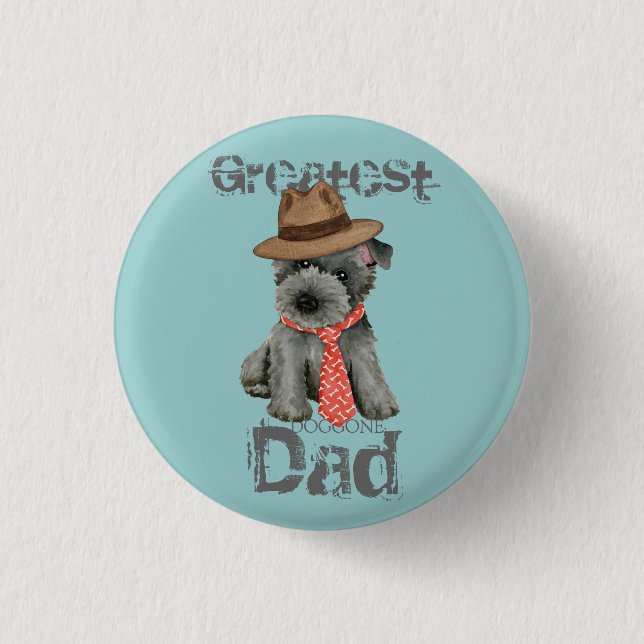 Scottish Terrier Dad Button (Front)