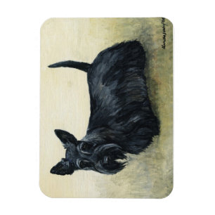 Scottish Terrier Dog Art Magnet