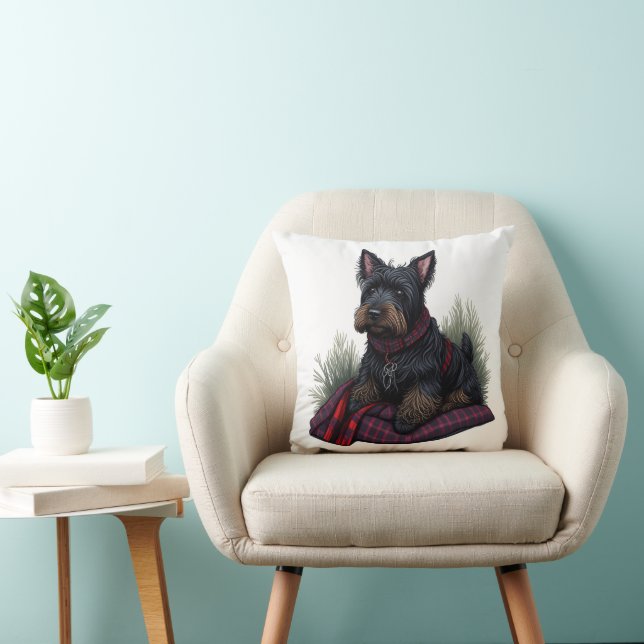 Scottish Terrier Dog  Cushion (Chair)