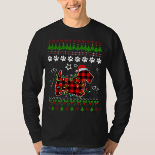 Scottish Terrier Dog Funny Xmas Ugly Sweater Chris