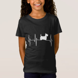 Scottish Terrier Dog Heartbeat - Scottie Dog Lover T-Shirt