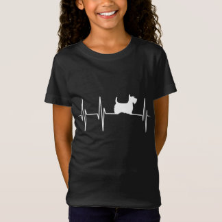 Scottish Terrier Dog Heartbeat - Scottie Dog Lover T-Shirt