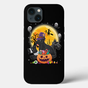 Scottish Terrier Dog Mummy Witch Moon Ghosts Happy iPhone 13 Case