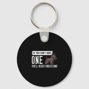 Scottish terrier dog puppies owner lover key ring