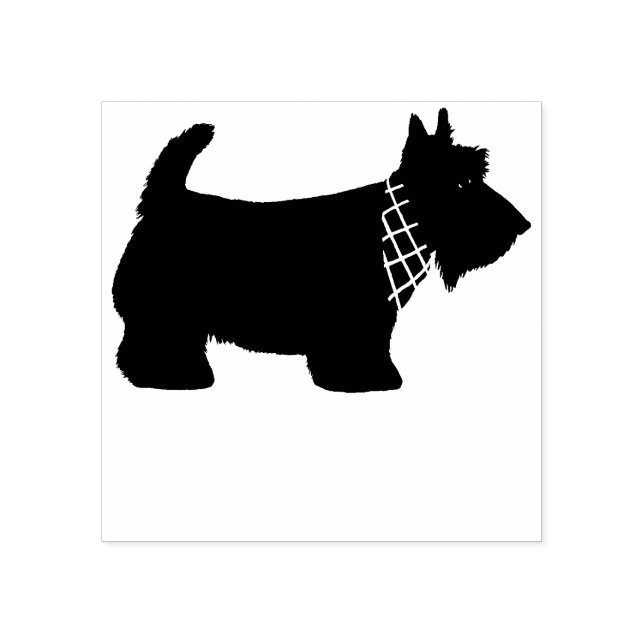 Scottish Terrier Dog Rubber Stamp (Imprint)