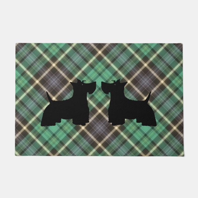 Scottish Terrier Doormat (Front)