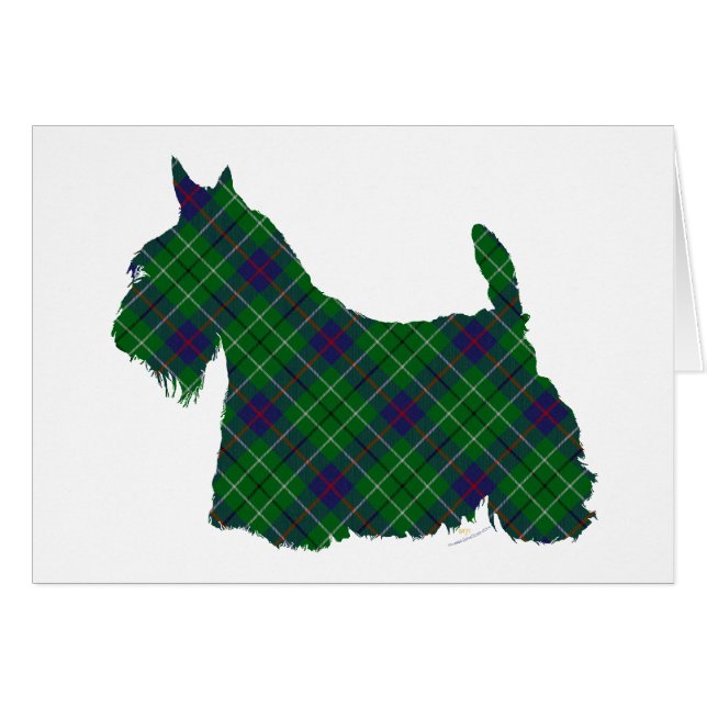 Scottish Terrier Duncan Tartan (Front Horizontal)