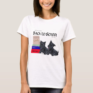 Scottish Terrier Fall Seasonal Design T-Shirt
