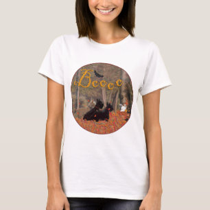 Scottish Terrier Fall Seasonal Design T-Shirt