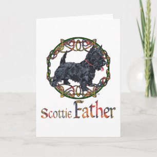 Scottish Terrier Father's Day Card