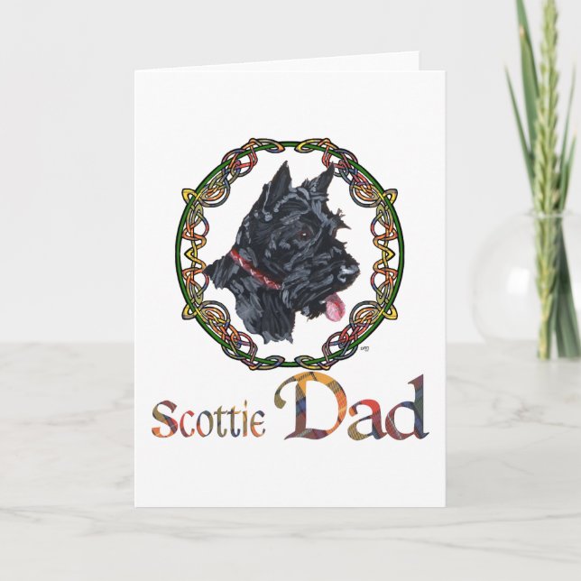 Scottish Terrier Father's Day Card (Front)