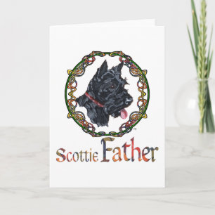 Scottish Terrier Father's Day Card