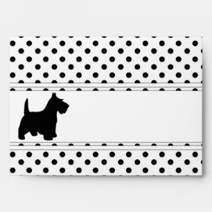 Scottish Terrier Fun Scottie Dog Black and White Envelopes