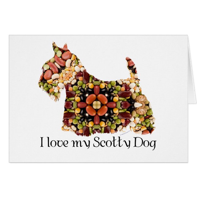 Scottish Terrier Fun Silhouette (Front Horizontal)