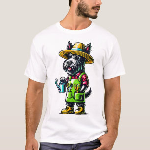 Scottish Terrier Gardener Copy T-Shirt