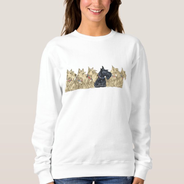 Scottish Terrier Gathering Sweatshirt (Front)
