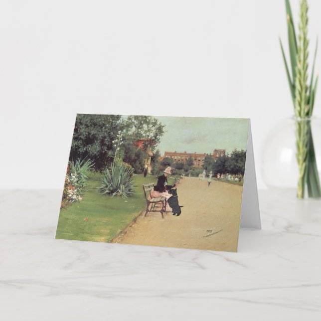 Scottish Terrier Greeting Card (Front)