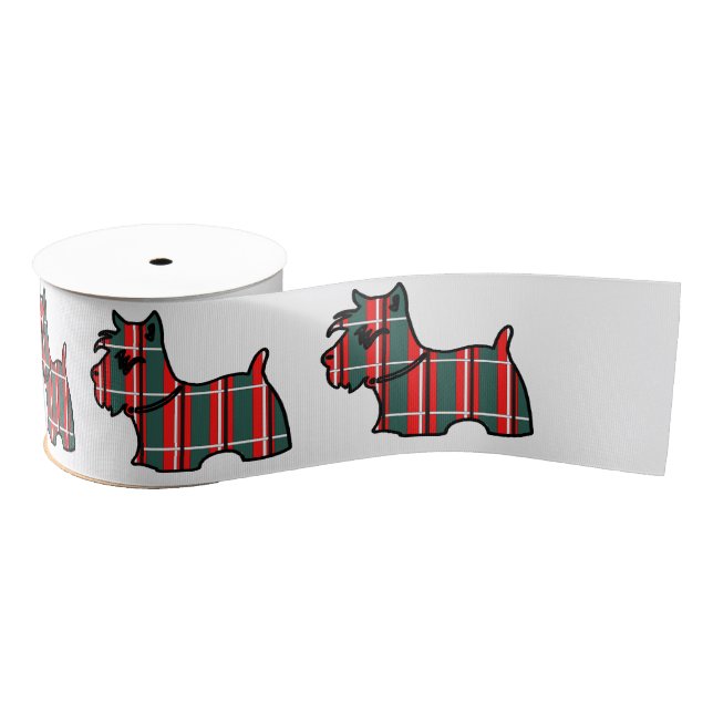 SCOTTISH TERRIER GROSGRAIN RIBBON (Spool)