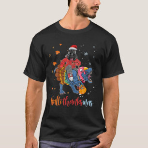 Scottish Terrier Hallothanksmas Halloween Costume T-Shirt