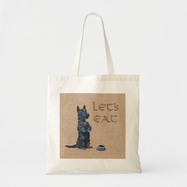 Scottish Terrier Halloween Tote Bag (Front)