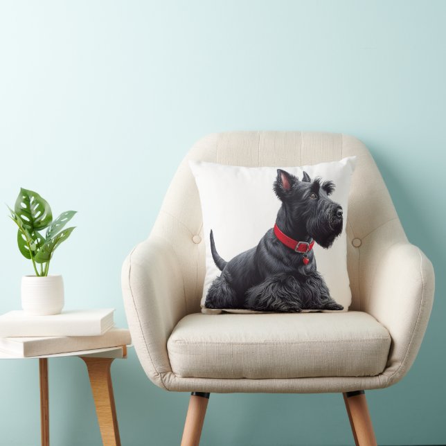 Scottish Terrier in Cushion (Chair)
