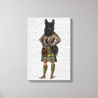 Scottish Terrier in Kilt