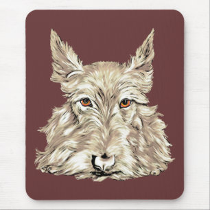 Scottish Terrier in Wheaten Mouse Mat
