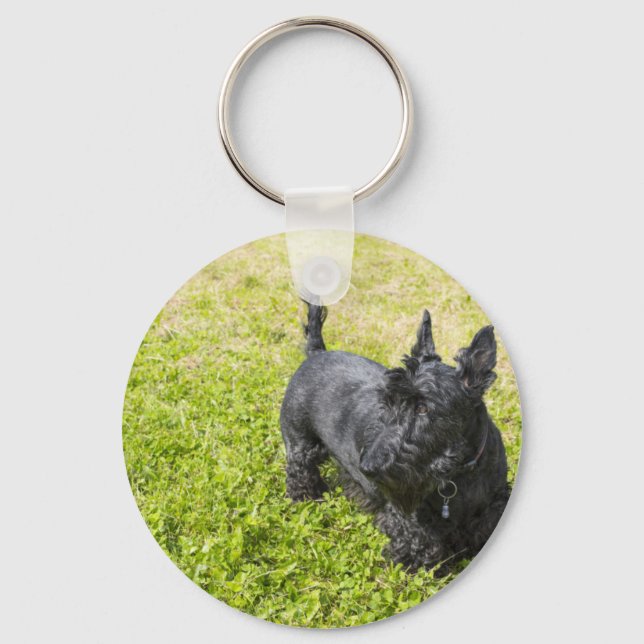 Scottish Terrier Key Ring (Front)