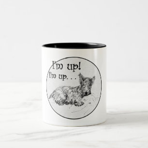 Scottish Terrier Morning Two-Tone Coffee Mug