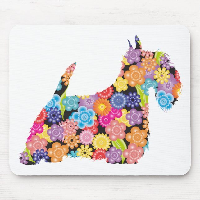 Scottish Terrier Mouse Mat (Front)
