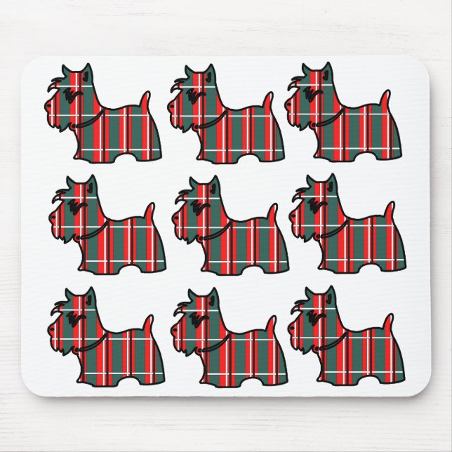 SCOTTISH TERRIER MOUSE MAT (Front)