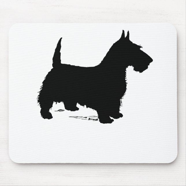 Scottish Terrier Mouse Mat (Front)