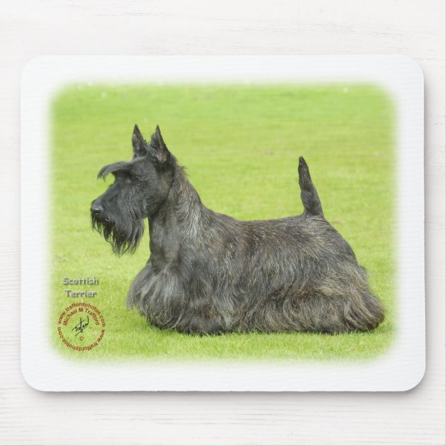 Scottish Terrier Mouse Mat (Front)