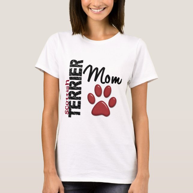 Scottish Terrier Mum 2 T-Shirt (Front)