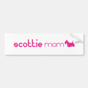 Scottish Terrier Mum Bumper Sticker