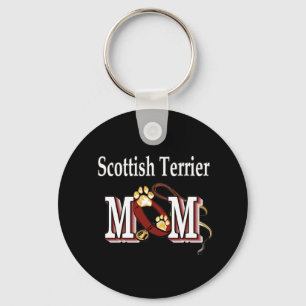 scottish terrier mum Keychain