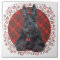 Scottish Terrier on Tartan