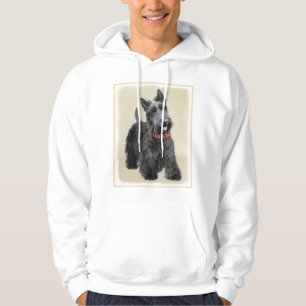 Scottish Terrier Painting - Cute Original Dog Art Hoodie