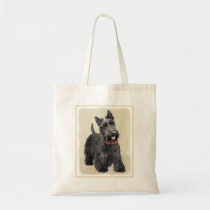Scottish Terrier Painting - Cute Original Dog Art Tote Bag