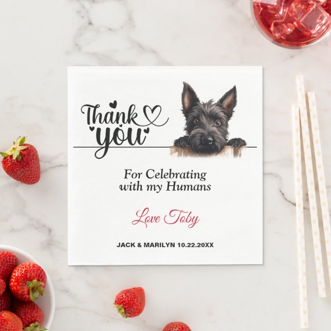 Scottish Terrier Paper Napkin (Insitu)