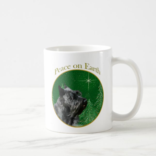 Scottish Terrier Peace Coffee Mug (Right)